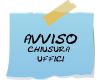 Chiusura segreteria dal 30.10.2025