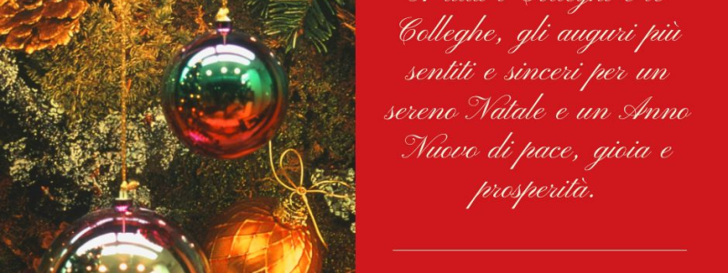 Buone Feste dall’Ordine delle Professioni...